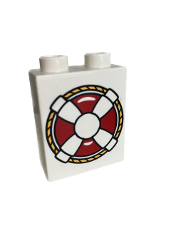 Lego® Duplo® kostka s potiskem záchraného kruhu